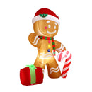 Christmas Inflatable Gingerbread Man With Led Lights