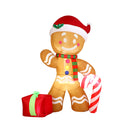 Christmas Inflatable Gingerbread Man With Led Lights