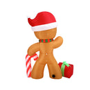 Christmas Inflatable Gingerbread Man With Led Lights