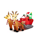 Christmas Inflatable Santa And Reindeer