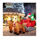 Christmas Inflatable Santa And Reindeer