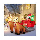 Christmas Inflatable Santa And Reindeer