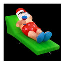 Christmas Inflatable Santa Bench Led Illuminated Decorations