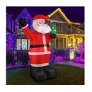 Christmas Inflatable Santa Claus With Led Lights 360Cm