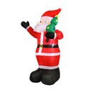 Christmas Inflatable Santa Claus With Led Lights 360Cm