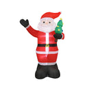 Christmas Inflatable Santa Claus With Led Lights 360Cm