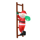 Christmas Inflatable Santa Climbing Ladder Led Decorations Illuminated