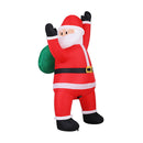 Christmas Inflatable Santa Climbing Led Illuminated Decorations 190Cm