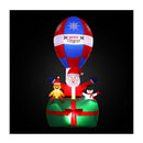Christmas Inflatable Santa In Ballon Led Decorations Illuminated