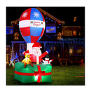 Christmas Inflatable Santa In Ballon Led Decorations Illuminated