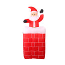 Christmas Inflatable Santa Pop Up Illuminated Decorations