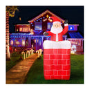 Christmas Inflatable Santa Pop Up Illuminated Decorations