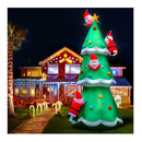 Christmas Inflatable Santa Tree 5M Illuminated Decorations