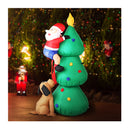Christmas Inflatable Santa Tree Illuminated Decorations