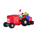 Christmas Inflatable Santa Truck Led Decorations Illuminated