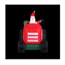 Christmas Inflatable Santa Truck Led Decorations Illuminated