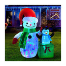 Christmas Inflatable Snowman 180Cm Illuminated Decorations