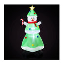 Christmas Inflatable Snowman Tree Led Decorations Illuminated