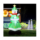Christmas Inflatable Snowman Tree Led Decorations Illuminated