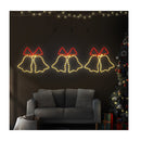 Christmas Light 3Pcs Jingle Bell Set Led Motif Lights