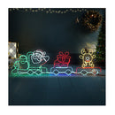 Christmas Light Led Motif Lights Santa Train 196Cm