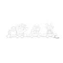 Christmas Light Led Motif Lights Santa Train 196Cm