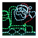 Christmas Light Led Motif Lights Santa Train 196Cm