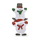 Christmas Light Sign Snowman With Stakes For Decoration