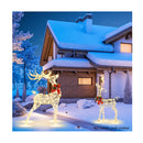 Christmas Lighted Reindeer With 50 120 Led Bulbs