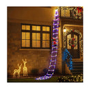 Christmas Lights 300 Led Ladder Light With Santa Claus Decor
