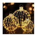 Christmas Lights 320 Led Fairy Light 3Pcs Ball Decorations