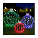 Christmas Lights 320 Led Fairy Light 3Pcs Ball Decorations Set