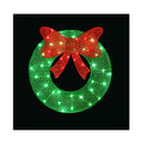 Christmas Lights 50 Led Motif Solar Wreath Xmas Decorations