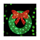 Christmas Lights 50 Led Motif Solar Wreath Xmas Decorations