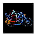 Christmas Lights Santa Motorbike Led Rope Lights Motifs