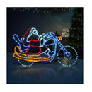 Christmas Lights Santa Motorbike Led Rope Lights Motifs