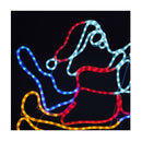 Christmas Lights Santa Motorbike Led Rope Lights Motifs