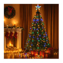 Christmas Lights Waterfall String Light 300 Led Star Topper