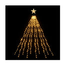 Christmas Lights Waterfall String Light 300 Led Star Topper