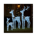 Christmas Reindeer Display Set 3 Indoor And Outdoor Decorations