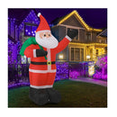 Christmas Santa Claus Inflatable With Led Lights