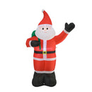 Christmas Santa Claus Inflatable With Led Lights