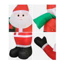 Christmas Santa Claus Inflatable With Led Lights