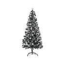 Christmas Tree 180Cm Snowflakes Green With Led Lights