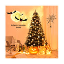 225cm Artificial Halloween Christmas Tree with Solid Metal Legs for Indoor