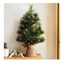 Christmas Tree 60Cm Mini Tabletop 8 Light Modes Timer Xmas Tree