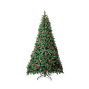 Christmas Tree 6Ft Xmas Decorations Green Led Light And Pine Cones