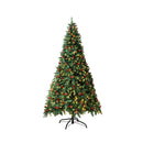 Christmas Tree 7Ft Xmas Decorations Green Led Light And Pine Cones