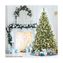 210cm Pre Lit LED Christmas Tree with Pine Cones