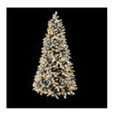 Christmas Tree Snow Flocked Led Xmas Decoration 8 Light Modes